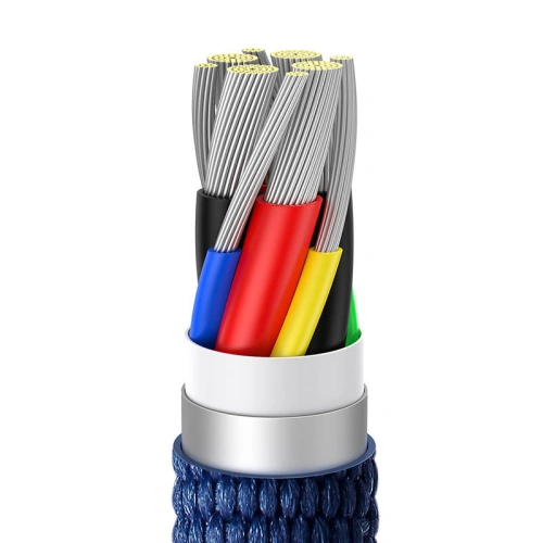 Kup Kabel USB-C do USB-C Baseus Crystal, 100W, 1.2m (modrý) - BSU3106BLU - {ean13} - Sklep Home Screen