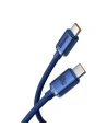 Kup Cablul USB-C la USB-C Baseus Crystal, 100W, 1.2m (albastru) - BSU3106BLU - {ean13} - Sklep Home Screen