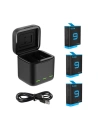 Kup Dreikanal-Ladegerät Box Telesin für GoPro Hero 9 / Hero 10 + 3 Batterien (GP-BNC-902) - TLS055 - {ean13} - Sklep Home Screen