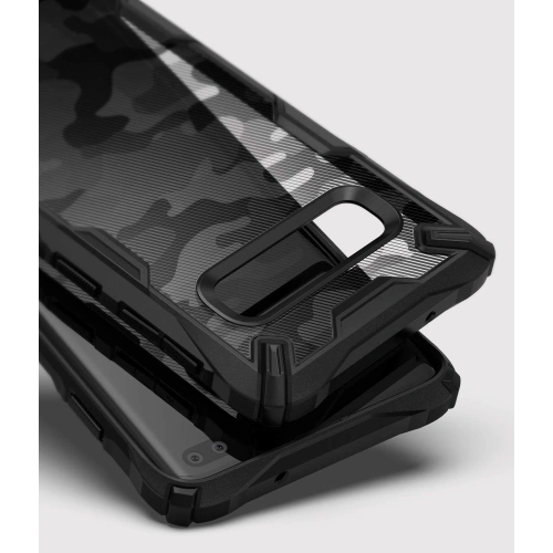 Kup Case Ringke Fusion-X Design Samsung Galaxy S10 Plus Camo (Moro) Schwarz - RGK864MOB - {ean13} - Sklep Home Screen
