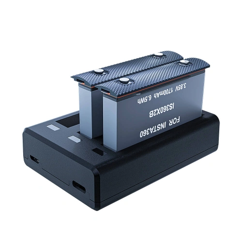 Buy Telesin 3-slot charger for Insta360 One X2 + 2 batteries (IS-BCG-004) - TLS062 - {ean13} - Home Screen Store Europe