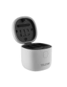 Vízálló, háromcsatornás töltő Allin box Telesin GoPro Hero 9 / Hero 10 (GP-BTR-904-GY) számára
