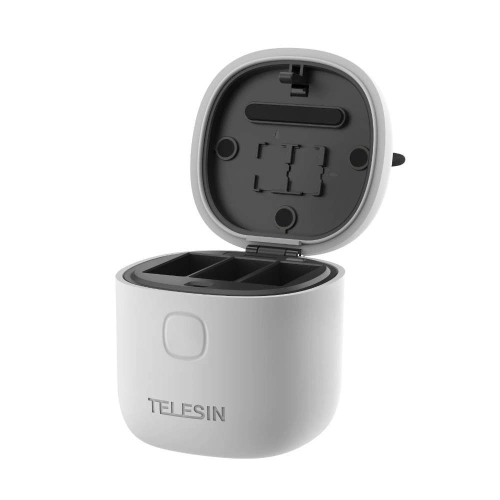 Kup Vízálló, háromcsatornás töltő Allin box Telesin GoPro Hero 9 / Hero 10 (GP-BTR-904-GY) számára - TLS064 - {ean13} - Sklep Home Screen