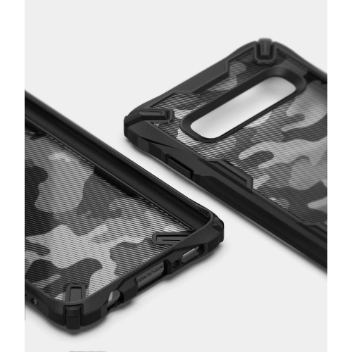 Kup Etui Ringke Fusion-X Design Samsung Galaxy S10 Plus Camo (Moro) černé - RGK864MOB - {ean13} - Sklep Home Screen