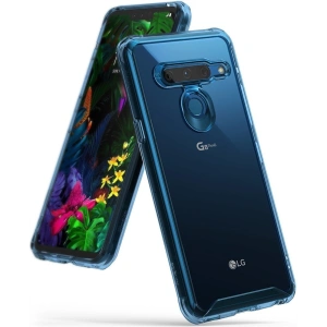 Kup Case Ringke Fusion LG G8 ThinQ Aqua Blau - RGK867BLU - {ean13} - Sklep Home Screen