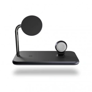 Kup Bezdrátová nabíječka ZENS Aluminium Magnetic + Hodinový 4in1 bezdrátový nabíječ 20W MagSafe (černý) - ZENS005BLK - {ean13} - Sklep Home Screen