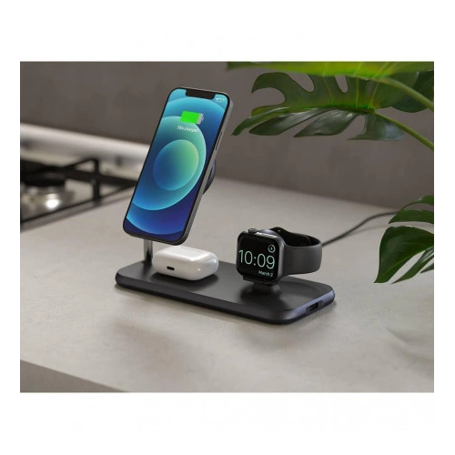 Kup Vezeték nélküli töltő ZENS Aluminium Magnetic + Óra 4 az 1-ben Vezeték nélküli Töltő 20W MagSafe (fekete) - ZENS005BLK - {ean13} - Sklep Home Screen