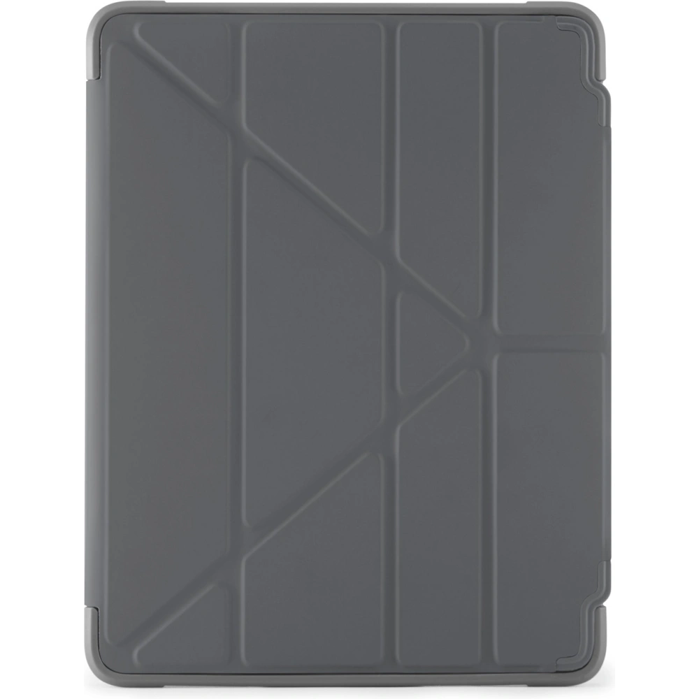 Etui Pipetto Origami No3 Pencil Case Apple iPad 10.2 2019/2020/2021 (7., 8. i 9 generacji) (ciemnoszary)