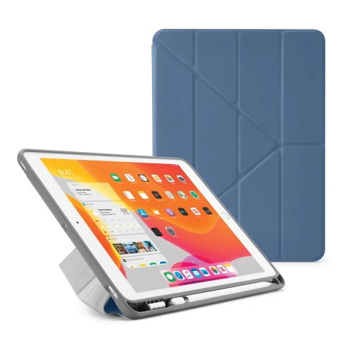 Kup Etui Pipetto Origami No3 Ceruza Tartó Apple iPad 10.2 2019/2020/2021 (7., 8. és 9. generáció) (tengerészkék) - PIP002NAV - {ean13} - Sklep Home Screen