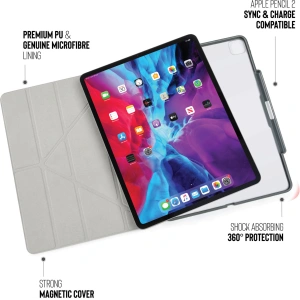 Kup Etui Pipetto Origami No3 Pencil Case Apple iPad Pro 12.9 2020 (4. generacji) (Dark Grey) - PIP003GRY - {ean13} - Sklep Home Screen
