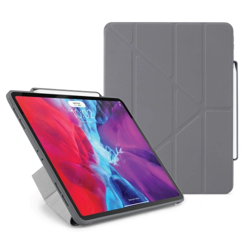 Kup Etui Pipetto Origami No3 Pencil Case Apple iPad Pro 12.9 2020 (4. generacji) (Dark Grey) - PIP003GRY - {ean13} - Sklep Home Screen
