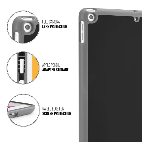 Kup Case Pipetto Origami No3 Bleistiftetui Apple iPad 10.2 2019/2020/2021 (7., 8. und 9. Generation) (schwarz) - PIP004BLK - {ean13} - Sklep Home Screen