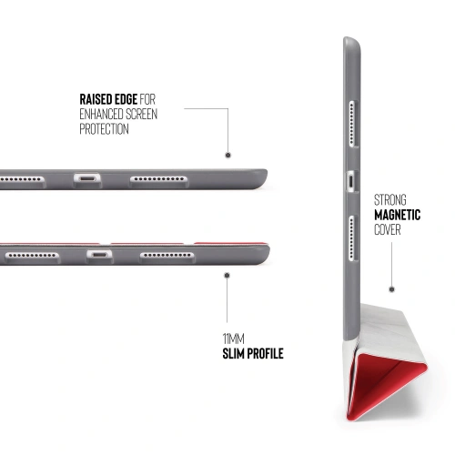 Kup Etui Pipetto Origami No3 pentru creioane Apple iPad 10.2 2019/2020/2021 (generatiile 7, 8 și 9) (roșu) - PIP005RED - {ean13} - Sklep Home Screen