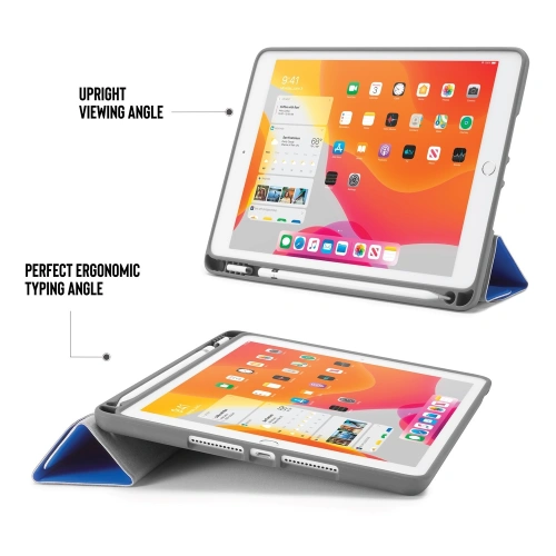 Kup Etui Pipetto Origami No3 pentru creioane Apple iPad 10.2 2019/2020/2021 (generatiile 7, 8 și 9) (Albastru Royal) - PIP006BLU - {ean13} - Sklep Home Screen