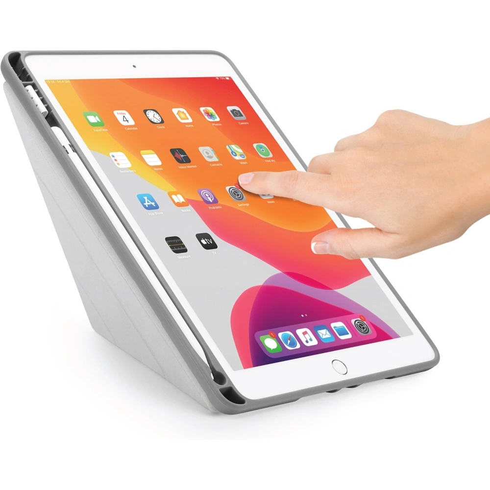 Etui Pipetto Origami No3 Pencil Case Apple iPad 10.2 2019/2020/2021 (7., 8. i 9 generacji) (Royal Blue)