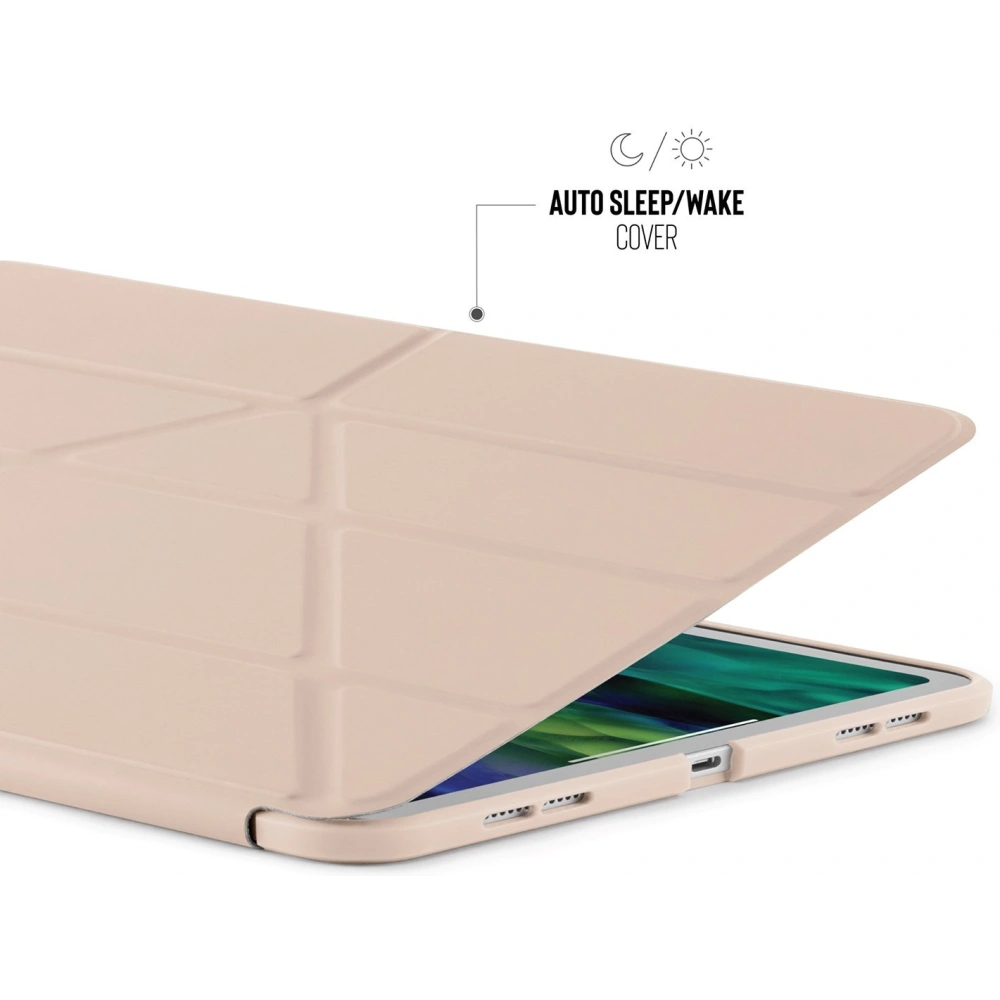 Etui Pipetto Origami No1 Original TPU Apple iPad Pro 12.9 2020 (4. generacji) (Dusty Pink)