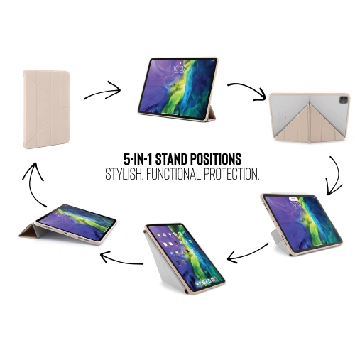 Kup Etui Pipetto Origami No1 Original TPU Apple iPad Pro 12.9 2020 (a 4-a generație) (Roz prăfuit) - PIP007PNK - {ean13} - Sklep Home Screen