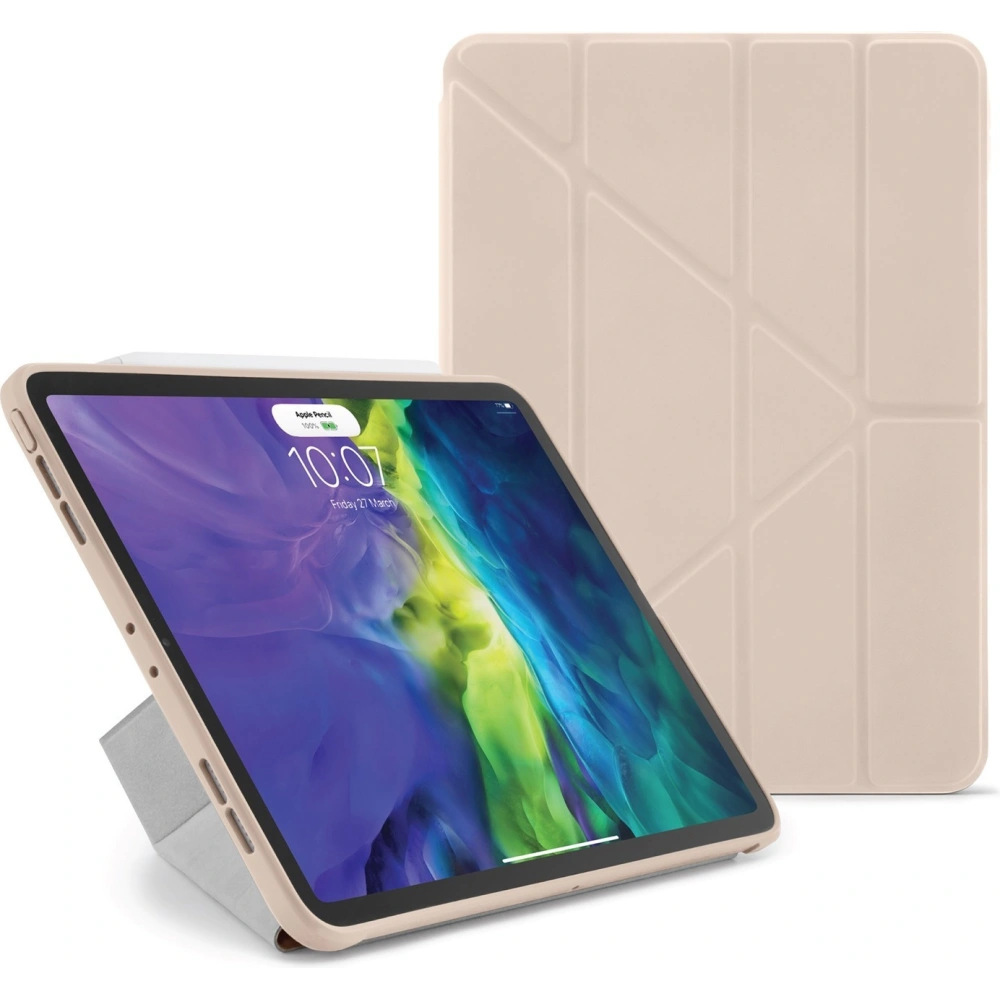 Etui Pipetto Origami No1 Original TPU Apple iPad Pro 12.9 2020 (4. generacji) (Dusty Pink)