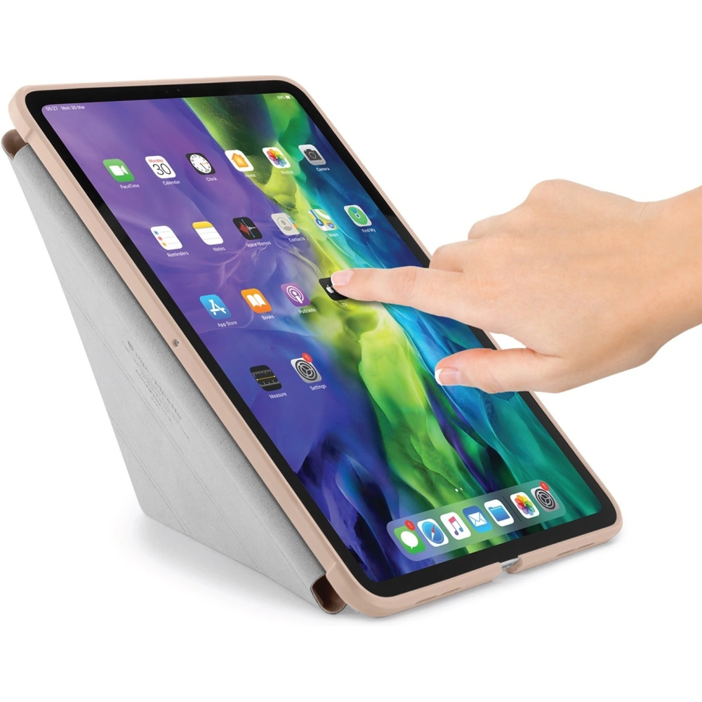 Etui Pipetto Origami No1 Original TPU Apple iPad Pro 12.9 2020 (4. generacji) (Dusty Pink)