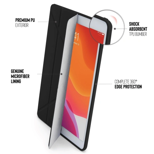 Kup Etui Pipetto Origami No1 Original TPU Apple iPad 10.2 2019/2020/2021 (7., 8. a 9. generace) (černé) - PIP008BLK - {ean13} - Sklep Home Screen