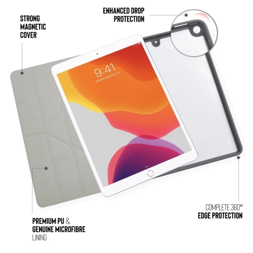 Kup Etui Pipetto Origami No1 Original TPU Apple iPad 10.2 2019/2020/2021 (7., 8. a 9. generace) (tmavě šedá) - PIP009GRY - {ean13} - Sklep Home Screen