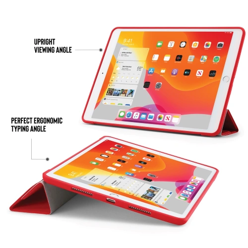 Kup Etui Pipetto Origami No1 Original TPU Apple iPad 10.2 2019/2020/2021 (7., 8. és 9. generáció) (piros) - PIP010RED - {ean13} - Sklep Home Screen