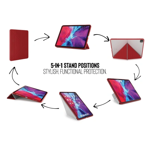 Buy Pipetto Origami No1 Original TPU Apple iPad Pro 12.9 2018/2020/2021 3, 4, 5 Gen (red) - PIP011RED - {ean13} - Home Screen Store Europe