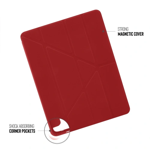 Buy Pipetto Origami No1 Original TPU Apple iPad Pro 12.9 2018/2020/2021 3, 4, 5 Gen (red) - PIP011RED - {ean13} - Home Screen Store Europe
