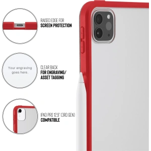 Kup Etui Pipetto Origami No1 Original TPU Apple iPad Pro 12.9 2018/2020/2021 (3., 4. i 5. generacji) (czerwony) - PIP011RED - {ean13} - Sklep Home Screen