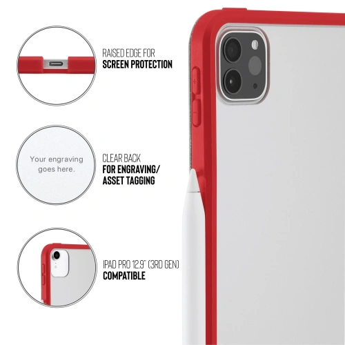Kup Etui Pipetto Origami No1 Original TPU Apple iPad Pro 12.9 2018/2020/2021 (3., 4. és 5. generáció) (piros) - PIP011RED - {ean13} - Sklep Home Screen
