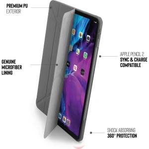 Kup Etui Pipetto Origami No1 Original TPU Apple iPad Pro 12.9 2018/2020/2021 (3., 4. i 5. generacji) (Dark Grey) - PIP012GRY - {ean13} - Sklep Home Screen
