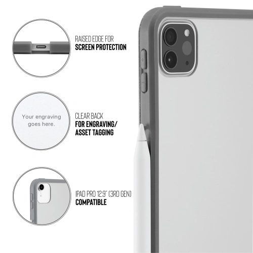 Kup Etui Pipetto Origami No1 Eredeti TPU Apple iPad Pro 12.9 2018/2020/2021 (3., 4. és 5. generáció) (Sötétszürke) - PIP012GRY - {ean13} - Sklep Home Screen