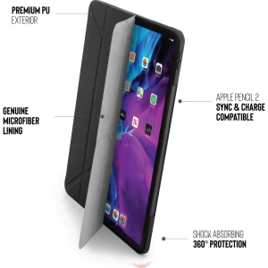 Kup Etui Pipetto Origami No1 Original TPU Apple iPad Pro 12.9 2018/2020/2021 (3., 4. i 5. generacji) (czarny) - PIP013BLK - {ean13} - Sklep Home Screen