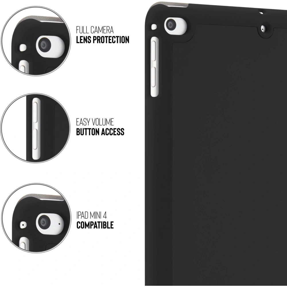 Etui Pipetto Origami No1 Original PC Apple iPad mini 7.9 2015/2019 (4. i 5. generacji) (czarny)