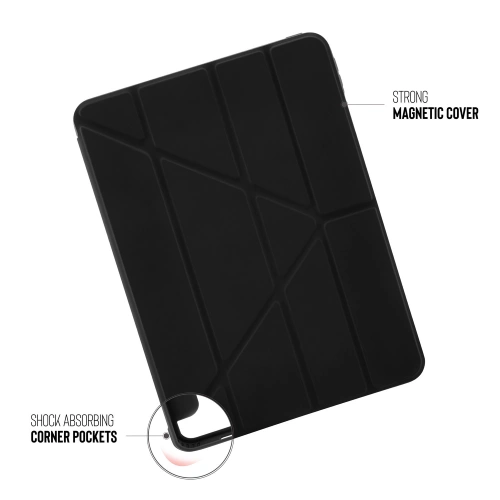 Kup Etui Pipetto Origami No1 Original TPU Apple iPad Air 10.9 2020/2022 (4. i 5. generacji) / iPad Air 11 2024 (6. generacji) (czarny) - PIP019BLK - {ean13} - Sklep Home Screen
