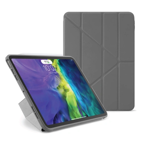 Kup Case Pipetto Origami No1 Original TPU Apple iPad Air 10.9 2020/2022 (4. und 5. Generation) / iPad Air 11 2024 (6. Generation) (dunkelgrau) - PIP020GRY - {ean13} - Sklep Home Screen