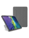 Etui Pipetto Origami No1 Original TPU Apple iPad Air 10.9 2020/2022 (4. a 5. generace) / iPad Air 11 2024 (6. generace) (tmavě šedá)