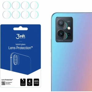 Szkło hybrydowe na obiektyw aparatu 3MK Lens Protection Vivo Y75 5G [4 PACK]