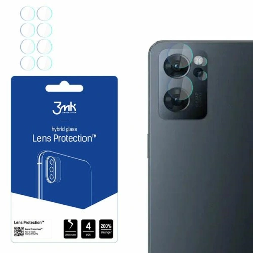 Kup Hibrid üveg a fényképezőgép lencséjéhez 3MK Lencsevédő Oppo Reno 7 5G [4 PACK] - 3MK2574 - {ean13} - Sklep Home Screen