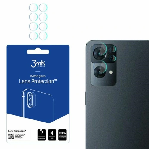 Kup Hibrid üveg a fényképezőgép lencséjéhez 3MK Lens Protection Oppo Reno 7 Pro 5G [4 PACK] - 3MK2575 - {ean13} - Sklep Home Screen