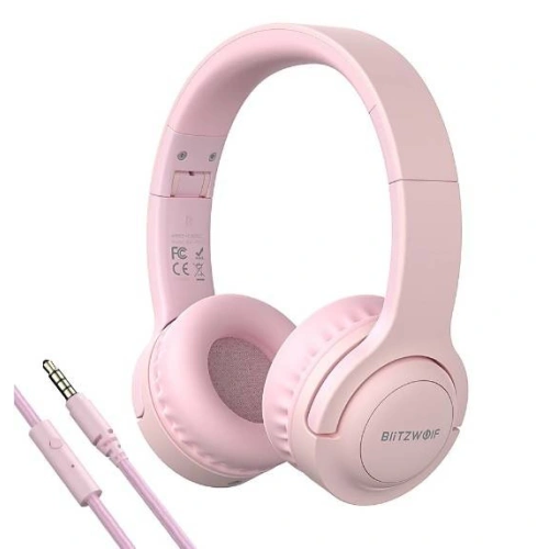 Kup Căști over-ear BlitzWolf BW-PCE (roz) - BLZ427PNK - {ean13} - Sklep Home Screen