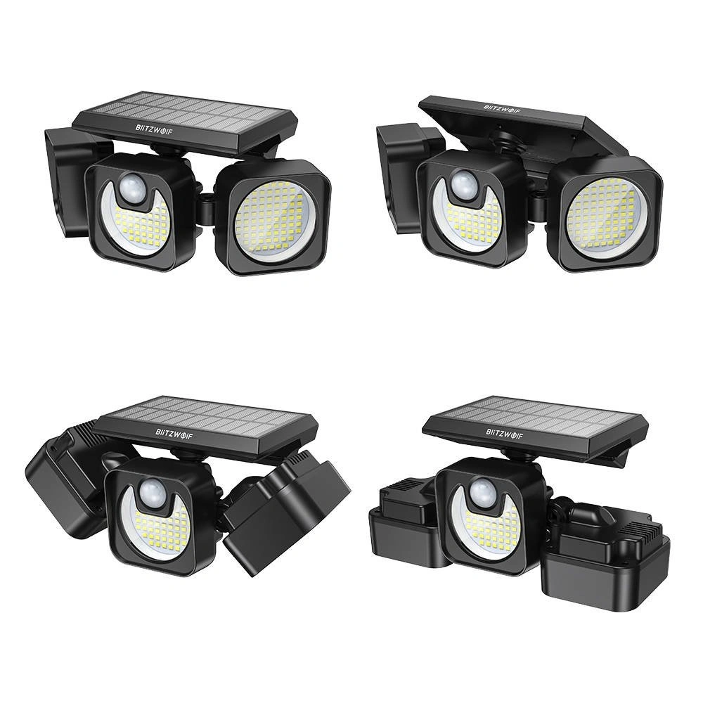 Zewnętrzna lampa solarna LED Blitzwolf BW-OLT7 z czujnikiem ruchu i zmierzchu