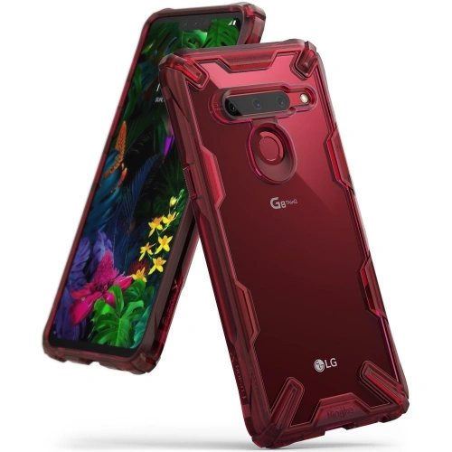 Kup Case Ringke Fusion-X LG G8 ThinQ Rubinrot - RGK869RED - {ean13} - Sklep Home Screen