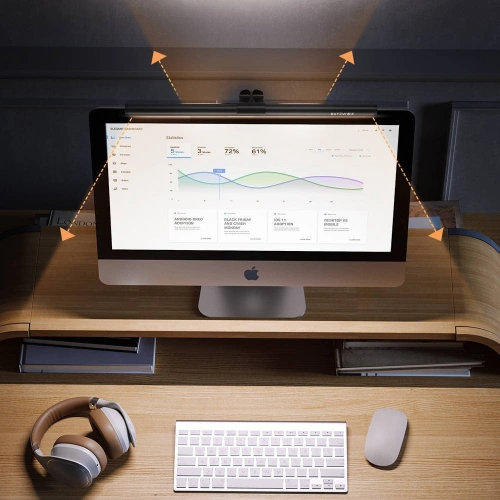 Kup Lampa Blitzwolf BW-SLT1 pentru monitor (neagră) - BLZ438BLK - {ean13} - Sklep Home Screen