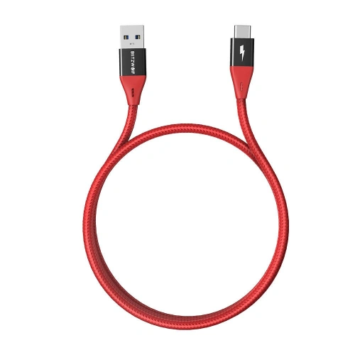 Kup Kabel USB do USB-C BlitzWolf BW-TC22 3A, 20W, 1.8m (czerwony) - BLZ450RED - {ean13} - Sklep Home Screen