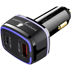 Kup Ładowarka samochodowa Blitzwolf BW-SD8, USB, USB-C, 100W (czarna) - BLZ453BLK - {ean13} - Sklep Home Screen