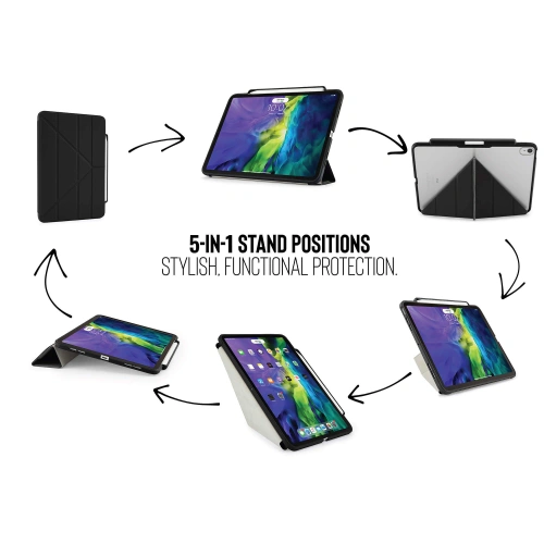 Kup Etui Pipetto Origami No3 Pencil Case Apple iPad Air 10.9 2020/2022 (4. a 5. generace) / iPad Air 11 2024 (6. generace) (černý) - PIP022BLK - {ean13} - Sklep Home Screen