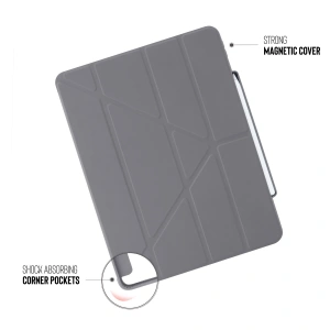Kup Etui Pipetto Origami No3 Pencil Case Apple iPad Air 10.9 2020/2022 (4. i 5. generacji) / iPad Air 11 2024 (6. generacji) (ciemnoszary) - PIP023GRY - {ean13} - Sklep Home Screen