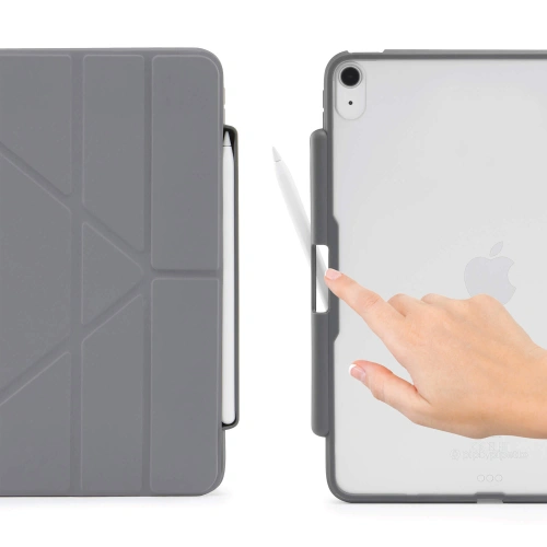 Kup Etui Pipetto Origami No3 Pencil Case Apple iPad Air 10.9 2020/2022 (4. a 5. generace) / iPad Air 11 2024 (6. generace) (tmavě šedá) - PIP023GRY - {ean13} - Sklep Home Screen