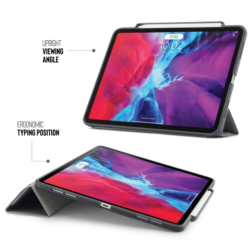 Kup Etui Pipetto Origami No3 Pencil Case Apple iPad Air 10.9 2020/2022 (4. a 5. generace) / iPad Air 11 2024 (6. generace) (tmavě šedá) - PIP023GRY - {ean13} - Sklep Home Screen